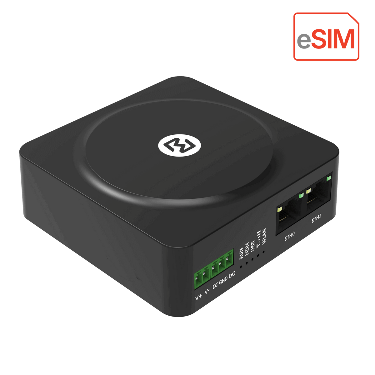 Robustel R1510e Industrial 4G/LTE eSIM Router — view 3