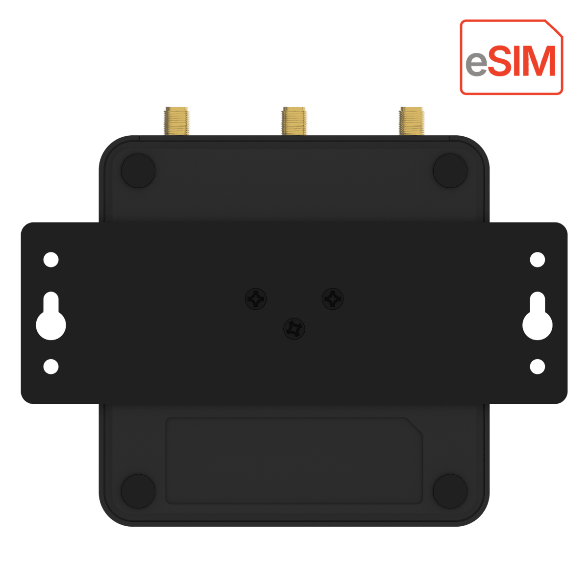 Robustel R1510e Industrial 4G/LTE eSIM Router — wall mounting