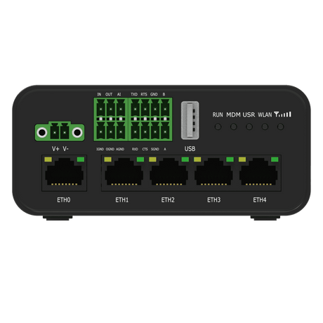 Robustel R1520 Industrial Dual-SIM 4G/LTE Router — view 2