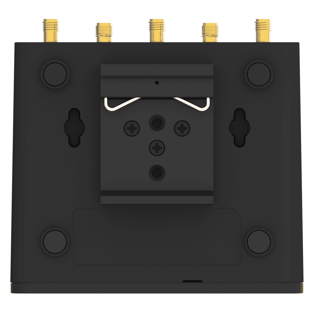 Robustel R1520 Industrial Dual-SIM 4G/LTE Router — DIN rail mounting