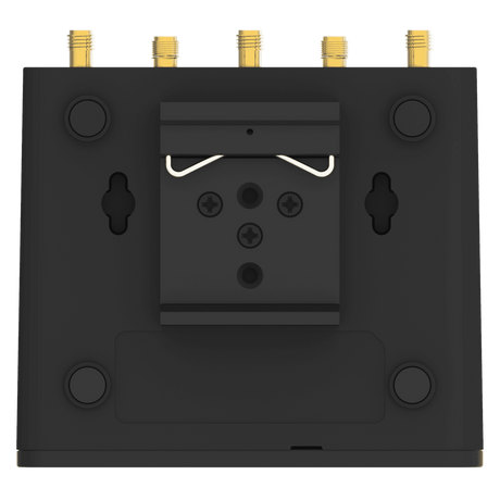 Robustel R1520 Industrial Dual-SIM 4G/LTE Router — DIN rail mounting