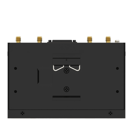 Robustel R2010 Industrial Dual-SIM 4G/LTE Router — DIN rail mounting