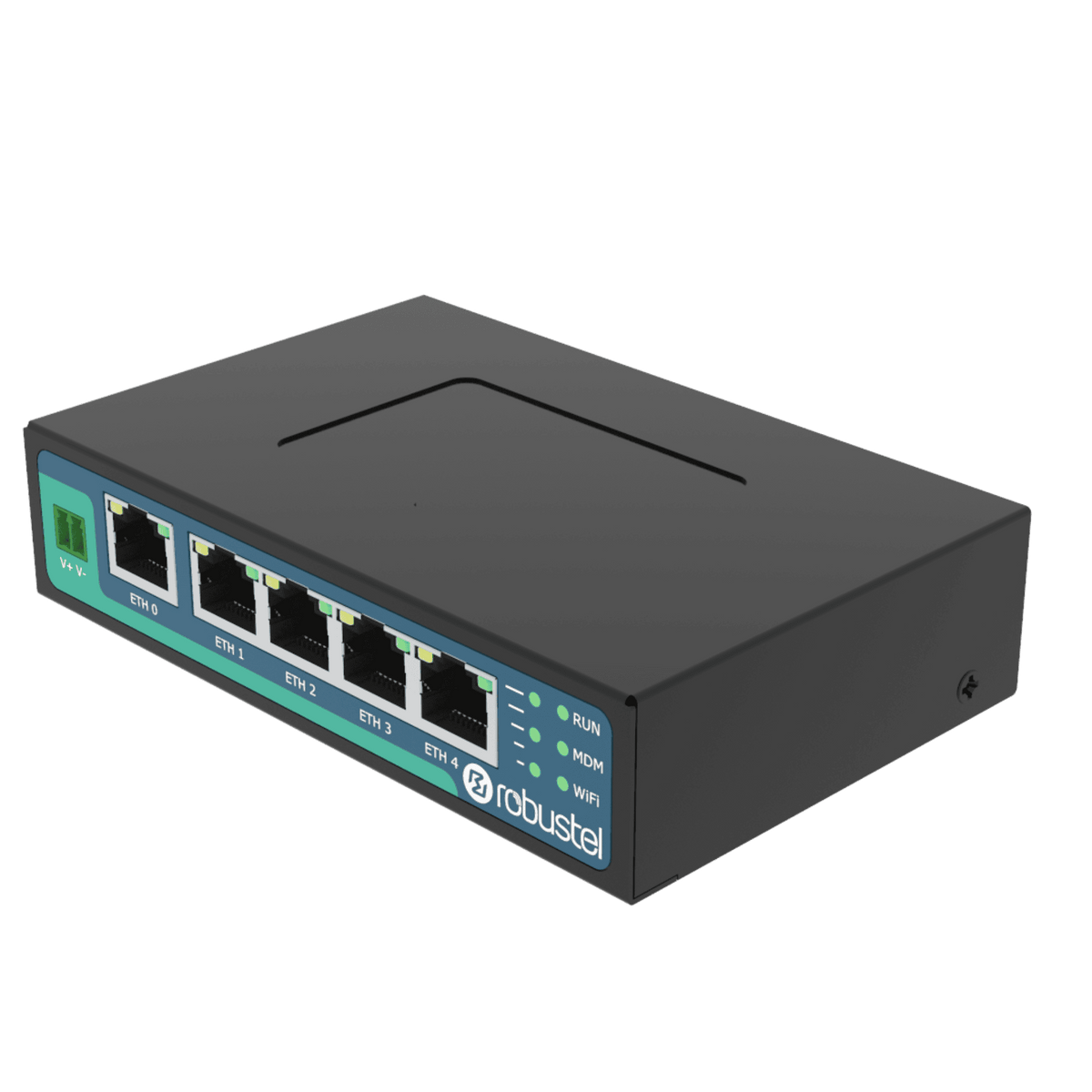 Robustel R2011 Industrial Dual-SIM 4G/LTE Router — view 1
