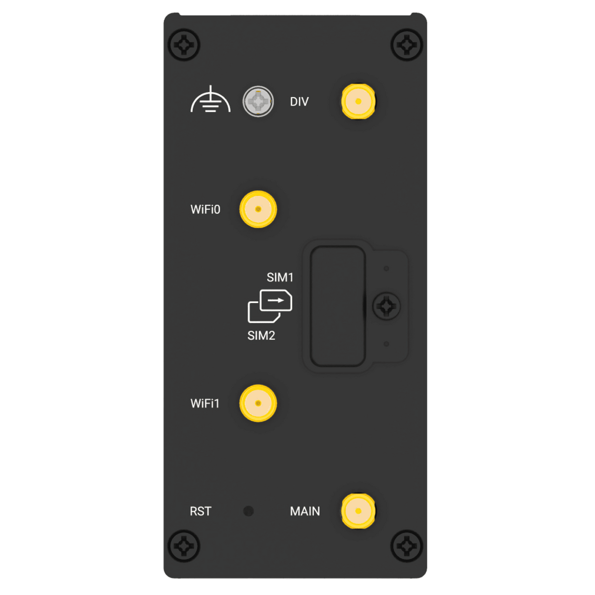 Robustel R2120 Industrial Cellular PoE Router — view 4