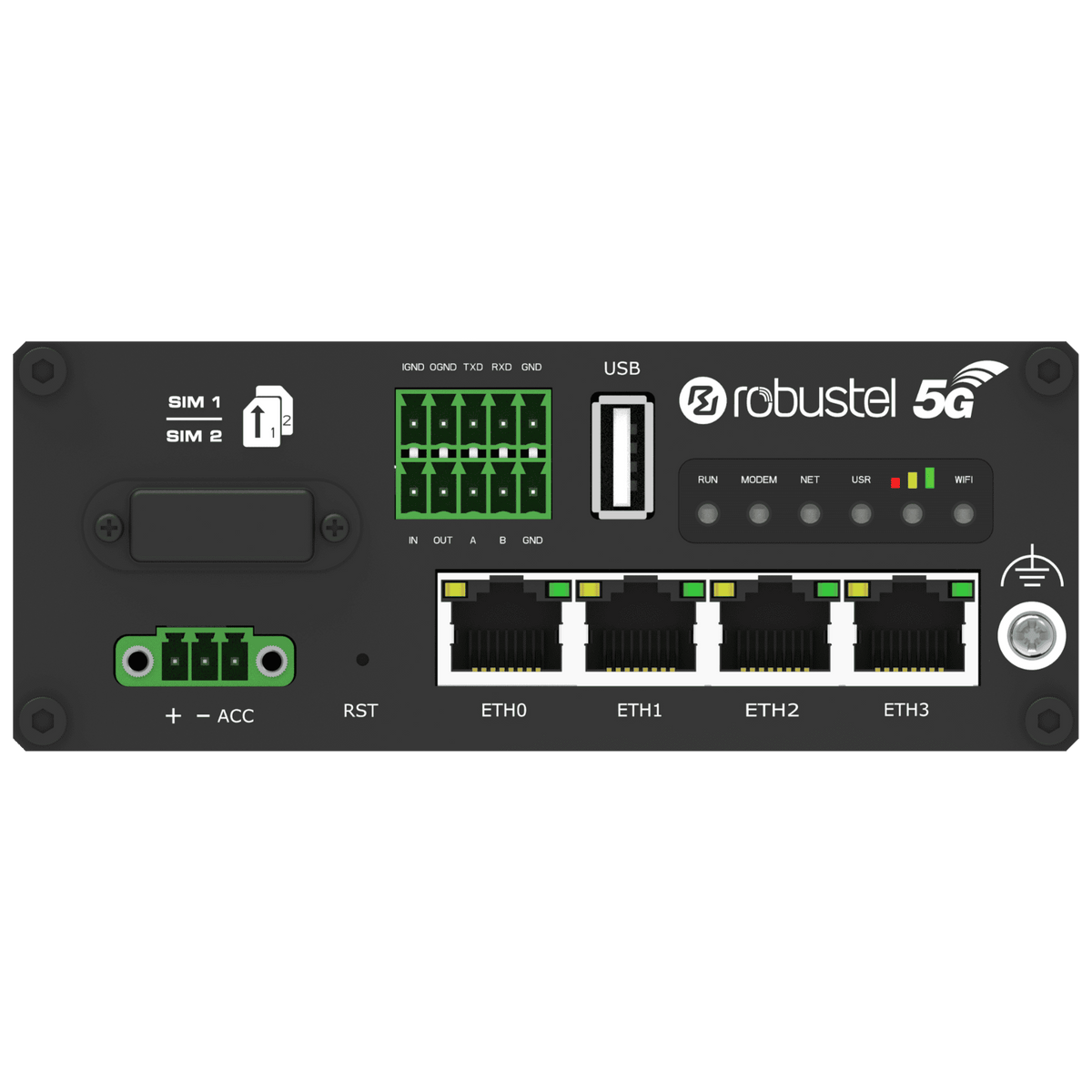 Robustel R5020 High Speed Smart 5G Router — view 2