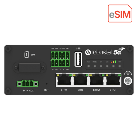Robustel R5020e eSIM 5G Router — view 2