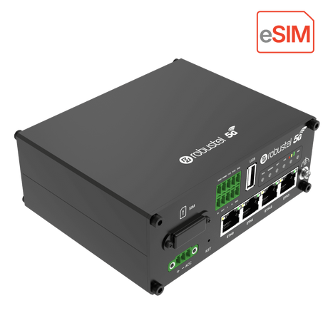 Robustel R5020e eSIM 5G Router — view 3