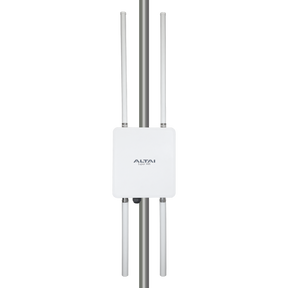 Altai AX600-X connectorised outdoor Wi-Fi 6 access point, pole-mounted front view